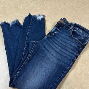 KanCan Dark Blue Cropped Jeans